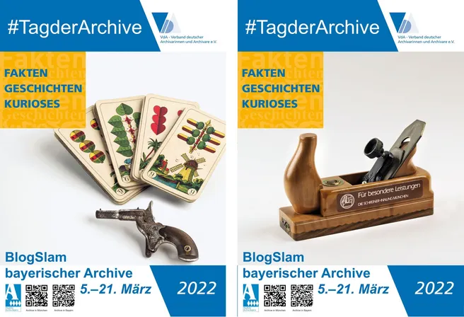 Plakat zur Ankündigung des Blogslams