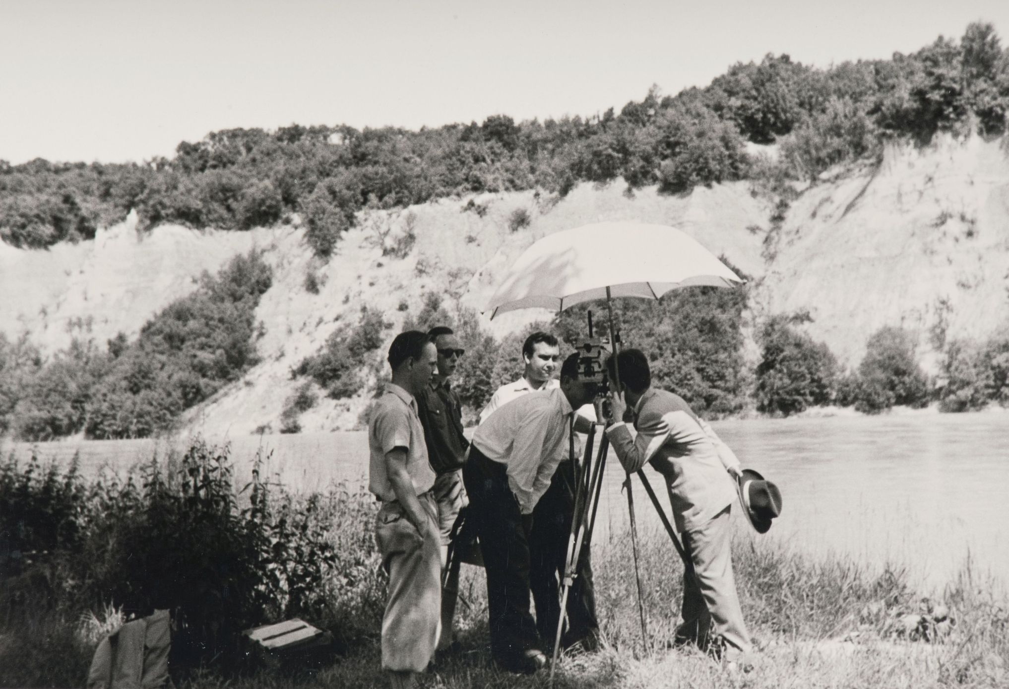 picture of P. Miliczek and his fellow students on an excursion